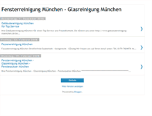 Tablet Screenshot of fensterreinigung-muenchen.blogspot.com