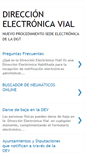 Mobile Screenshot of direccionelectronicavial.blogspot.com