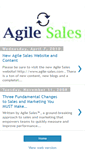Mobile Screenshot of agile-sales.blogspot.com