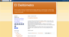 Desktop Screenshot of eldelitometro.blogspot.com