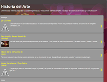 Tablet Screenshot of historiadelartemajo.blogspot.com