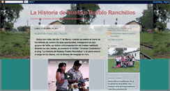 Desktop Screenshot of lahistoriadenuestropuebloranchillos.blogspot.com