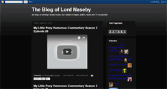 Desktop Screenshot of lordnasebyblog.blogspot.com
