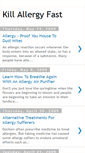 Mobile Screenshot of kill-allergy-fast.blogspot.com