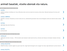 Tablet Screenshot of animaliaketanatura.blogspot.com