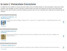 Tablet Screenshot of immacolata-concezione.blogspot.com