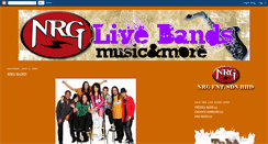 Desktop Screenshot of nrglivebands.blogspot.com