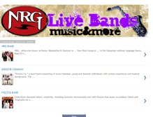 Tablet Screenshot of nrglivebands.blogspot.com