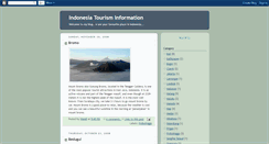 Desktop Screenshot of indonesia-tourism-information.blogspot.com