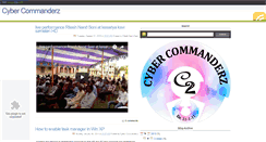 Desktop Screenshot of cybercommanderz.blogspot.com