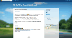 Desktop Screenshot of cecytemci.blogspot.com