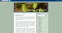 Desktop Screenshot of etiquetasdecerveza.blogspot.com