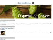 Tablet Screenshot of etiquetasdecerveza.blogspot.com