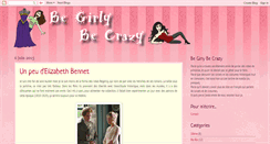 Desktop Screenshot of begirlybecrazy.blogspot.com