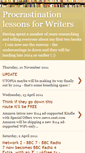 Mobile Screenshot of procrastinatingforwriters.blogspot.com