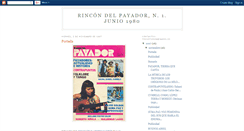 Desktop Screenshot of elrincondelpayador1.blogspot.com