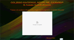 Desktop Screenshot of colegionacionalelcarmen.blogspot.com