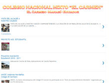 Tablet Screenshot of colegionacionalelcarmen.blogspot.com