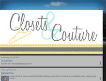 Tablet Screenshot of closetsandcouture.blogspot.com