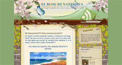 Desktop Screenshot of elblogdevanessita.blogspot.com