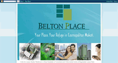 Desktop Screenshot of beltonplacemakati.blogspot.com