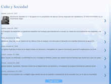 Tablet Screenshot of cultoysociedad.blogspot.com