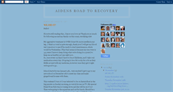 Desktop Screenshot of aidensrecovery.blogspot.com