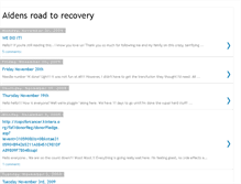 Tablet Screenshot of aidensrecovery.blogspot.com