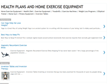 Tablet Screenshot of exerciseandhealthsite.blogspot.com