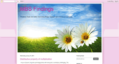 Desktop Screenshot of mbsfindings.blogspot.com