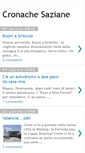 Mobile Screenshot of cronachesaziane.blogspot.com