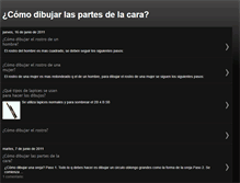 Tablet Screenshot of cmodibujarlaspartesdelacara.blogspot.com