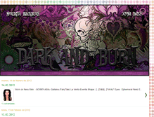 Tablet Screenshot of darkandburndesigns.blogspot.com