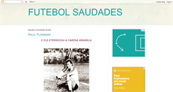 Desktop Screenshot of futebolsaudades.blogspot.com