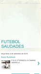 Mobile Screenshot of futebolsaudades.blogspot.com