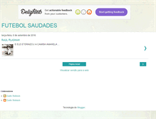 Tablet Screenshot of futebolsaudades.blogspot.com