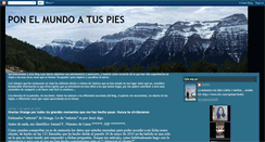 Desktop Screenshot of el-mundo-a-tus-pies.blogspot.com