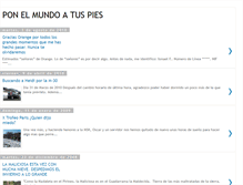 Tablet Screenshot of el-mundo-a-tus-pies.blogspot.com