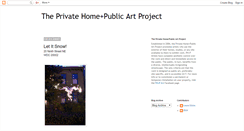 Desktop Screenshot of privatehomepublicart.blogspot.com