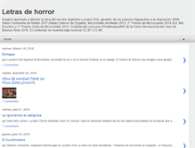 Tablet Screenshot of letrasdehorror.blogspot.com