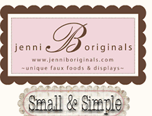 Tablet Screenshot of jenniboriginals.blogspot.com