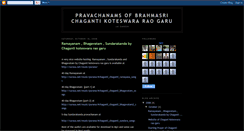 Desktop Screenshot of chaganti-amruthadhara.blogspot.com