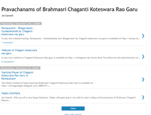 Tablet Screenshot of chaganti-amruthadhara.blogspot.com