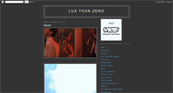 Desktop Screenshot of luxthanzero.blogspot.com