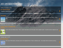 Tablet Screenshot of anawakenedlife.blogspot.com