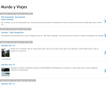 Tablet Screenshot of mundoyviajes.blogspot.com