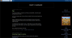 Desktop Screenshot of dads-garage.blogspot.com