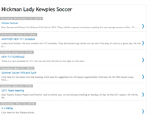 Tablet Screenshot of ladykewpiesoccer.blogspot.com