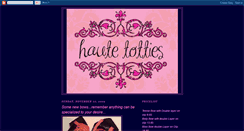 Desktop Screenshot of hautetotties.blogspot.com