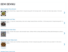 Tablet Screenshot of dewi-dewiku.blogspot.com
